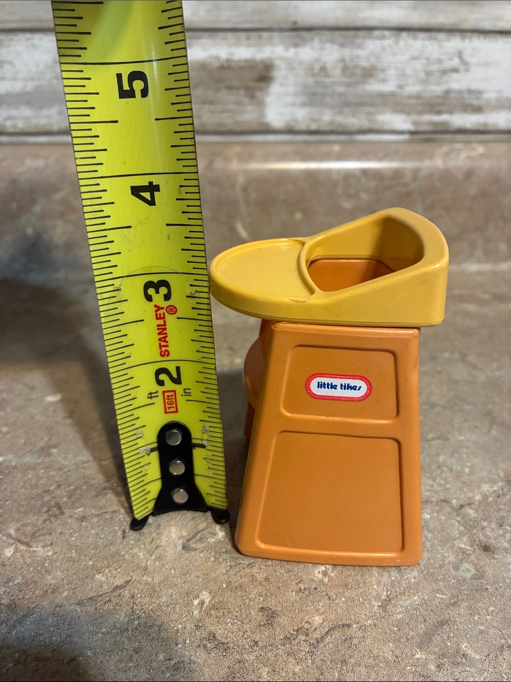 Little Tikes Orange and Yellow Toy High Chair - Kids Toys Vintage - Picture 7 of 7